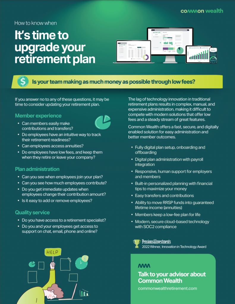 It's time to upgrade your retirement plan